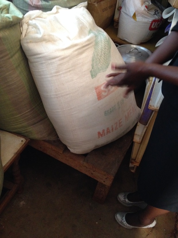 Maize donated by Hindu Women